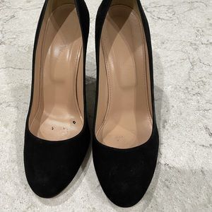 Rand new j crew black suede heels